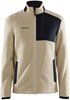 Craft 1912220 ADV Explore Pile Fleece Jacket M - Ecru-Black - L afbeelding