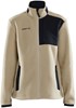 Craft 1912221 ADV Explore Pile Fleece Jacket W - Ecru-Black - S afbeelding