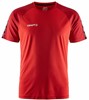 Craft 1912725 Squad 2.0 Contrast Jersey M - Bright Red/Express - XS afbeelding
