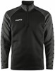 Craft 1912731 Squad 2.0 Half Zip M - Black/Granite - L afbeelding