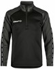 Craft 1912733 Squad 2.0 Half Zip Jr - Black/Granite - 134/140 afbeelding
