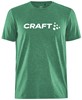 Craft 1913421 Community Logo SS Tee M - Team Green Melange - M afbeelding