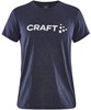 Craft 1913422 Community Logo SS Tee W - Navy/Melange - XXL afbeelding