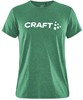 Craft 1913422 Community Logo SS Tee W - Team Green/Melange - S afbeelding