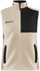 Craft 1913811 ADV Explore Pile Fleece Vest W - Ecru/Black - S afbeelding