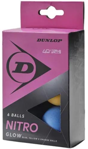 Dunlop 40+ Nitro Glow 6 Ball