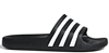 Adidas F35543 Adilette Aqua Badslippers Zwart - 38 afbeelding