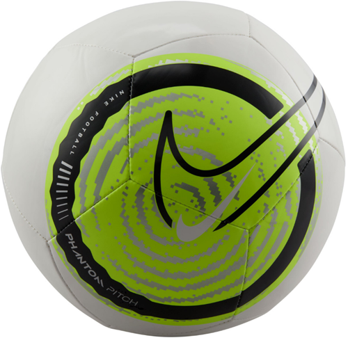 Nike FZ3060-101 Voetbal Phantom Wit Neongeel Zwart