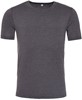 Damesshirt 'Washed T' met ronde hals Jet Black - 3XL