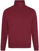 Women's Sophomore 1/4 Zip Sweat met rits Heather Grey - M