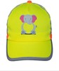 Korntex KX174 Cap for Kids Funtastic Wildlife - Elephant Yellow - One Size afbeelding