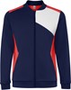 Roly RY0340 Leros Tracksuit Jacket - Red 60/White 01/Navy Blue 55 - M afbeelding