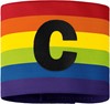 JAKO 2823 Aanvoerdersband - Regenboog - Senior: 35 x 9 cm (LxB) afbeelding