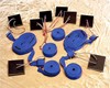 Funtec 309065 Beachhandbal Belijning Pro blauw afbeelding