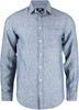 Cutter & Buck 352408 Summerland Linen Shirt Men - Denim Mélange - 4XL afbeelding