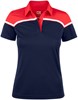 Cutter & Buck 354429 Seabeck Polo Ladies - Dark Navy/Red - L afbeelding