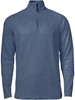 Cutter & Buck 358400 Coos Bay Half Zip Heren - Leisteen Blauw Melange - XXL afbeelding