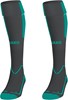 JAKO 3866 Kousen Lazio - Antraciet/Turkoois - 3 (35-38) afbeelding