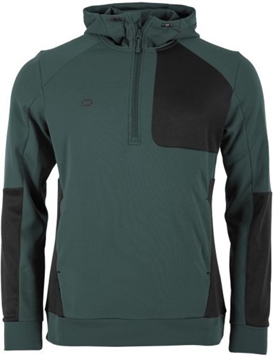 Stanno 408036 Plaza Brush Hooded Half Zip Top