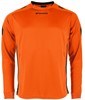 Stanno 411003K Drive Match Shirt LS Kids - Orange-Black - 152 afbeelding