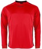 Stanno 411003K Drive Match Shirt LS Kids - Red-Black - 140 afbeelding