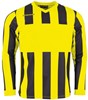 Stanno 411005K Aspire Long Sleeve Shirt Kids - Yellow-Black - 128 afbeelding