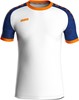 JAKO 4224 Shirt Iconic Km - Wit/Sportroyal/Fluo Oranje - S afbeelding