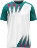 JAKO 4245 Shirt Vintage Km - Wit/Turkoois - XXL afbeelding
