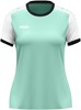 JAKO 4270D Shirt Dynamic Km Dames - Munt/Wit/Marine - L (42/44) afbeelding