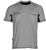 Stanno 429001 Bergamo Referee Shirt k.m. - Grey-Black - XL afbeelding