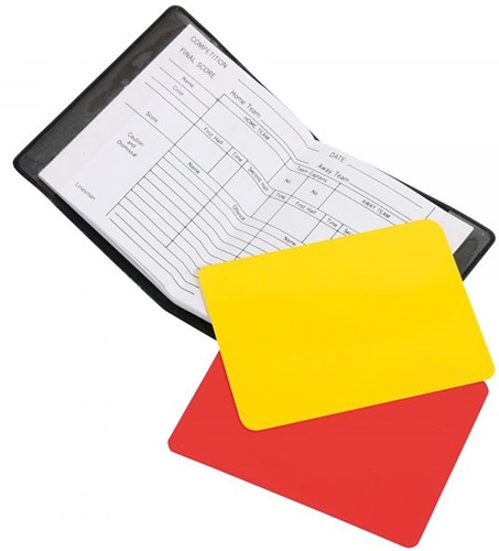 Stanno 489822 Referee Card Set