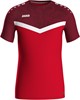 JAKO 6124 T-Shirt Iconic - Rood/Wijnrood - S afbeelding