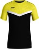 JAKO 6124 T-Shirt Iconic - Zwart/Zachtgeel - 4XL afbeelding