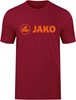 JAKO 6160 T-Shirt Promo - Wijnrood/Fluo Oranje - S afbeelding