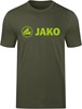 JAKO 6160D T-Shirt Promo Dames - Kaki/Fluogroen - 42 afbeelding