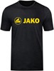 JAKO 6160 T-Shirt Promo - Zwart Gemeleerd/Citroen - 3XL afbeelding
