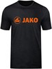 JAKO 6160 T-Shirt Promo - Zwart Gemeleerd/Fluo Oranje - XXL afbeelding