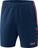 JAKO 6218D Short Competition 2.0 Dames - Navy/Flame - 38-40 afbeelding