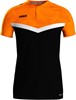 JAKO 6324 Polo Iconic - Zwart/Fluo Oranje - 4XL afbeelding