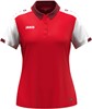 JAKO 6370D Polo Dynamic Dames - Rood/Wit/Donkerrood - XL (46/48) afbeelding