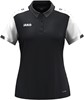 JAKO 6370D Polo Dynamic Dames - Zwart/Wit/Antraciet - L (42/44) afbeelding