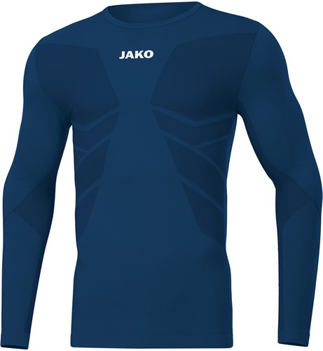 JAKO 6456 Longsleeve Comfort Gerecycled  - Navy - M