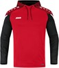 JAKO 6722 Sweater Met Kap Performance - Rood/Zwart - 4XL afbeelding