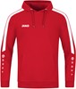 JAKO 6723 Sweater Met Kap Power - Rood - S afbeelding