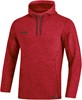 JAKO 6729 Sweater Met Kap Premium Basics - Rood Gemeleerd - XL afbeelding