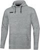 JAKO 6765 Sweater Met Kap Base - Lichtgrijs Gemeleerd - M afbeelding