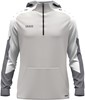 JAKO 6770 Sweater Met Kap Dynamic - Lichtgrijs/Wit/Grijs - M afbeelding