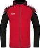 JAKO 6822 Jas Met Kap Performance - Rood/Zwart - XXL afbeelding