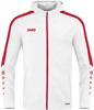 JAKO 6823 Jas Met Kap Power - Wit/Rood - 3XL afbeelding