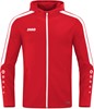 JAKO 6823K Jas Met Kap Power Kids - Rood - 152 afbeelding